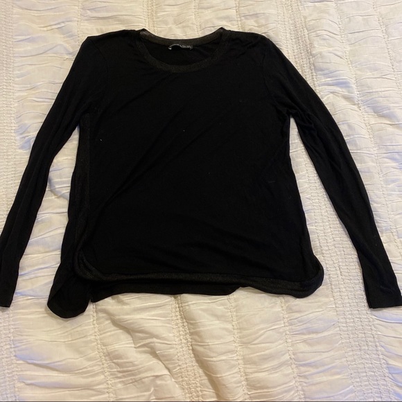 Tops - black zara shirt
